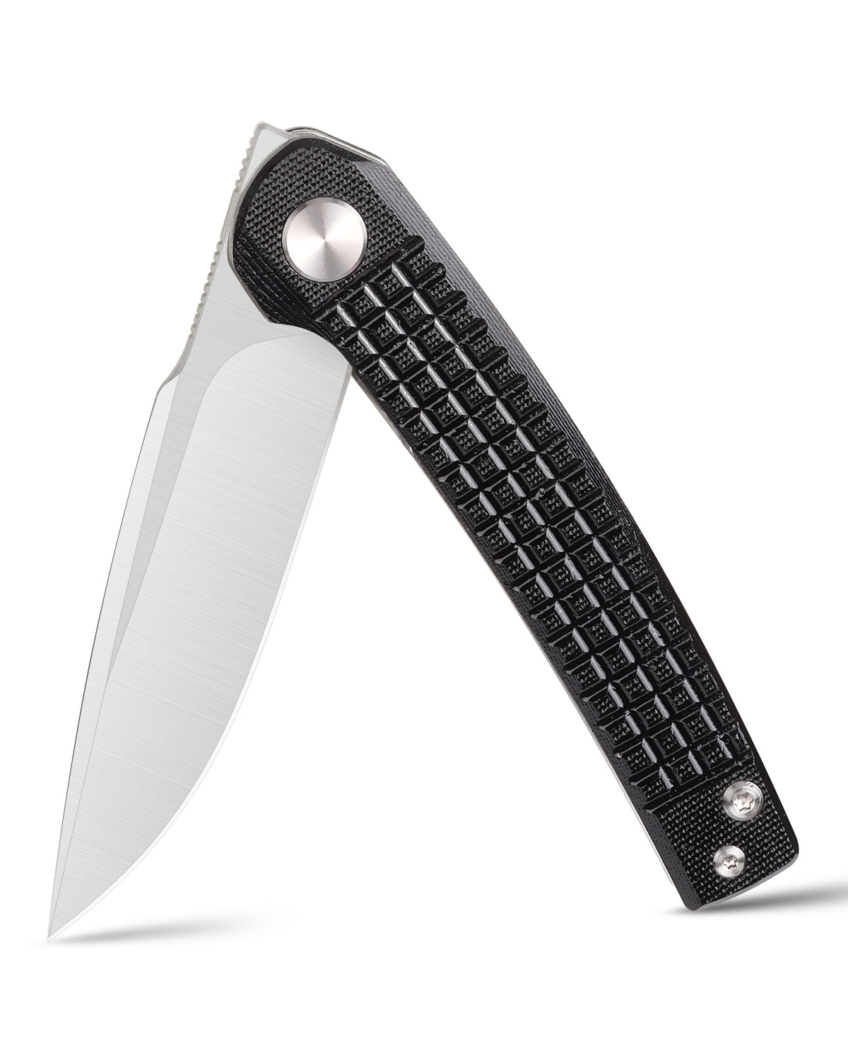 XTOUC D2 Folding Pocket Knives Anti Slip G10 Handle Front Flipper Opening Outdoor Camping Small Knife XT01A