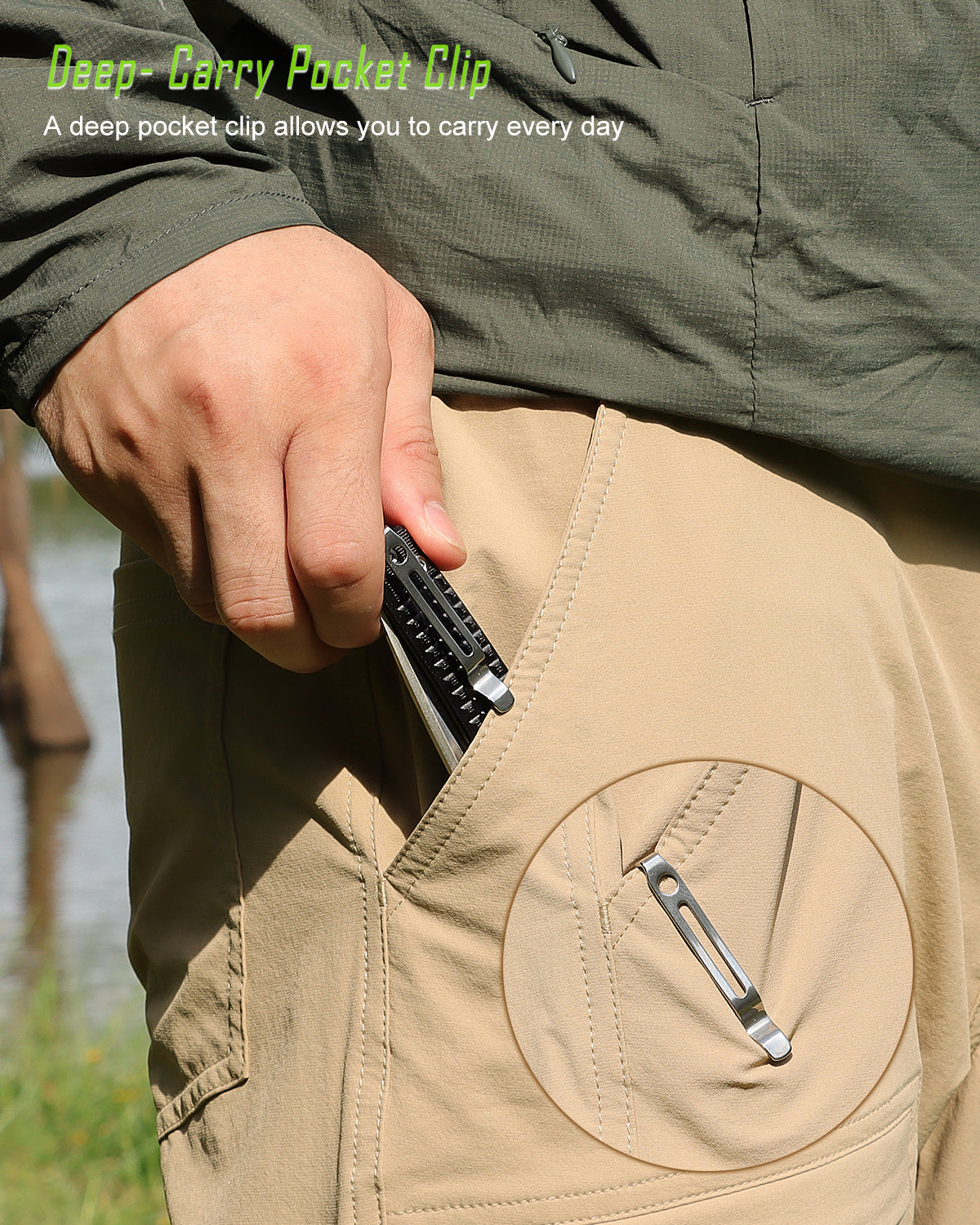 XTOUC D2 Folding Pocket Knives Anti Slip G10 Handle Front Flipper Opening Outdoor Camping Small Knife XT01A